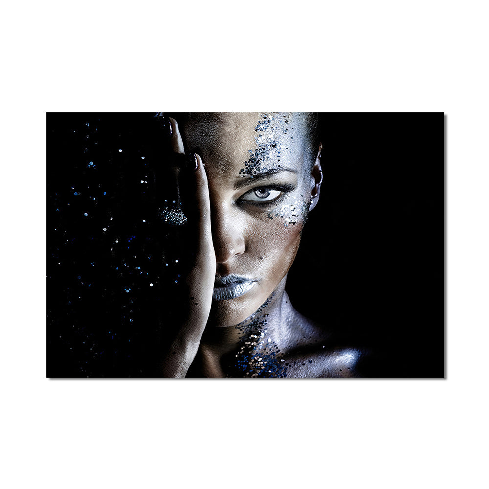 Graffiti Art Abstract Girl Canvas Painting