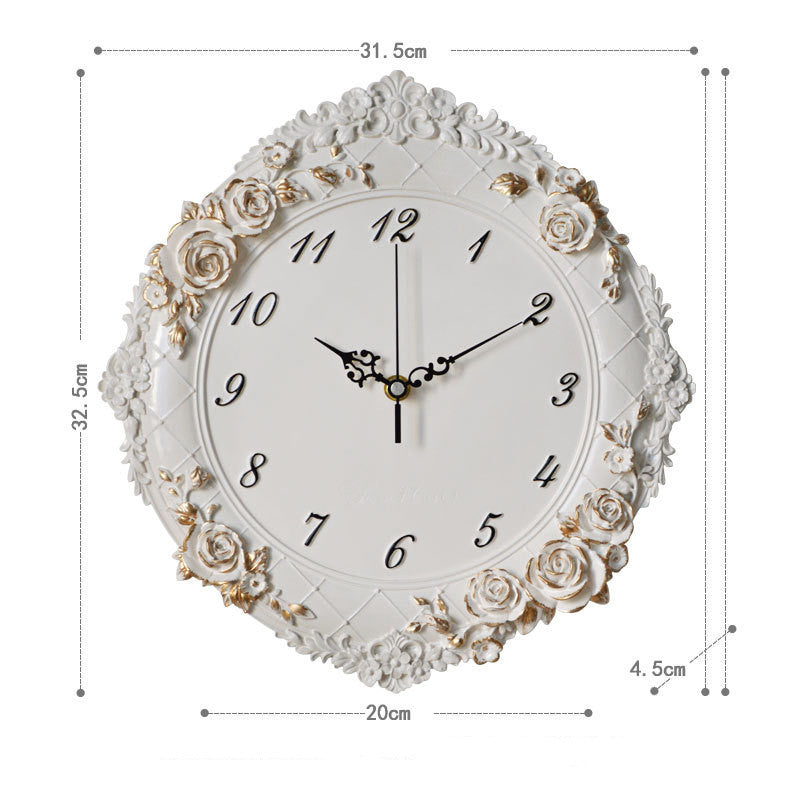 Modern Round Bedroom Classroom Office Quartz Clock Watch