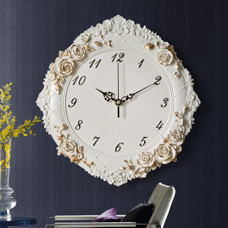 Modern Round Bedroom Classroom Office Quartz Clock Watch