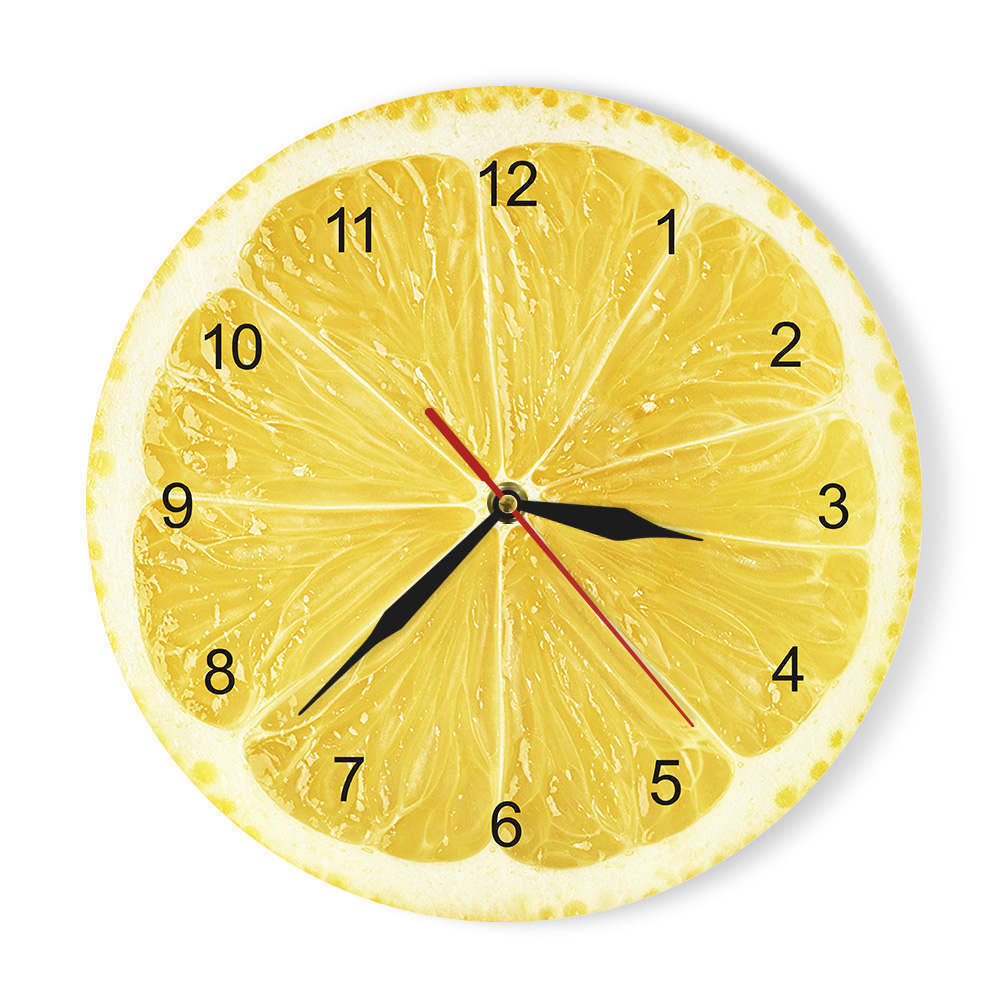 Fruit Series Wall Decoration Wall Clock Pineapple Slice Acrylic Wall Clock