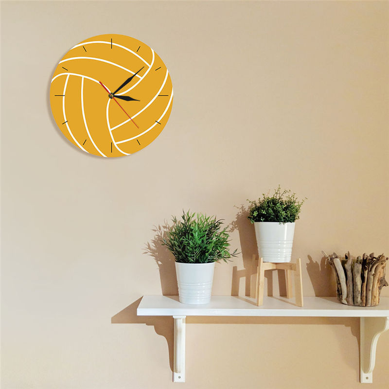 Fashion Wall Clock Volleyball Player Lovers Home Decoration Clock