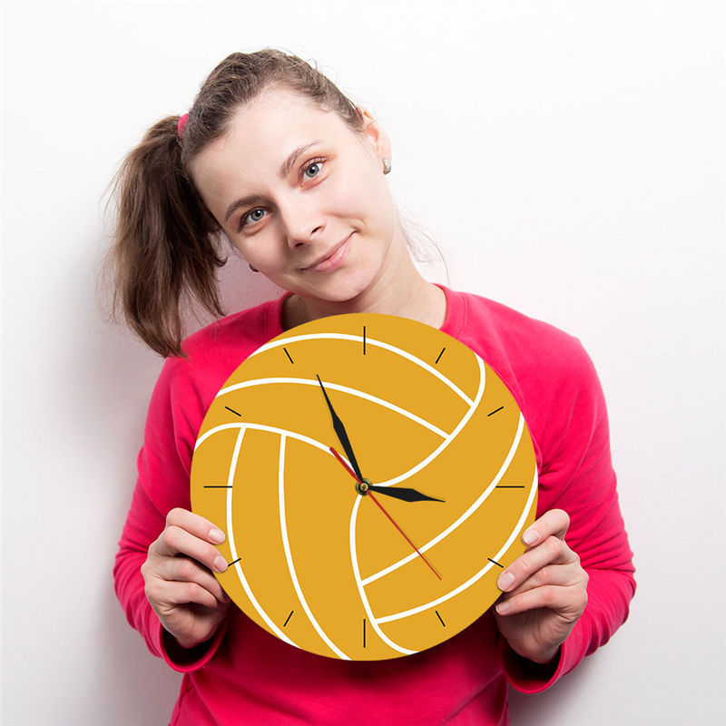 Fashion Wall Clock Volleyball Player Lovers Home Decoration Clock