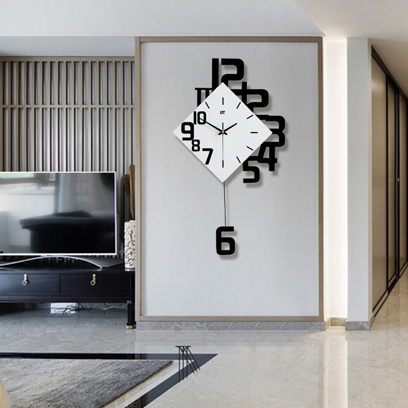 Fashion Wall Clock Wooden Creative Decorative Wall Watch