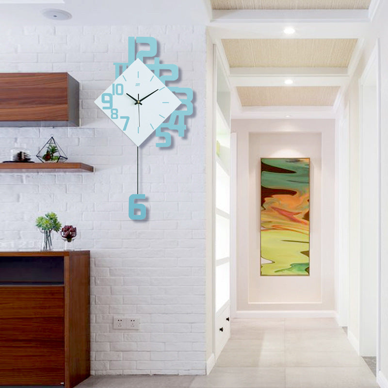 Fashion Wall Clock Wooden Creative Decorative Wall Watch