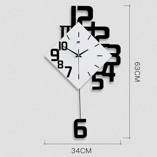 Fashion Wall Clock Wooden Creative Decorative Wall Watch
