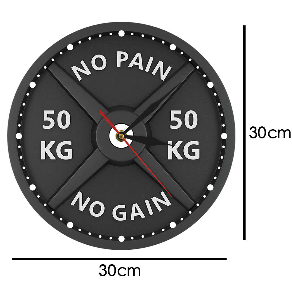Premium Zarael fitness bodybuilding acrylic wall clock