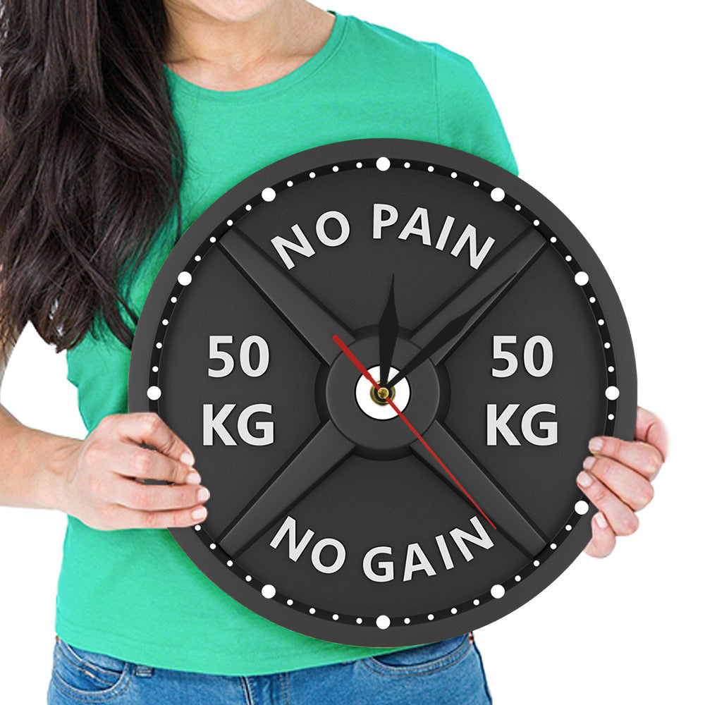 Premium Zarael fitness bodybuilding acrylic wall clock