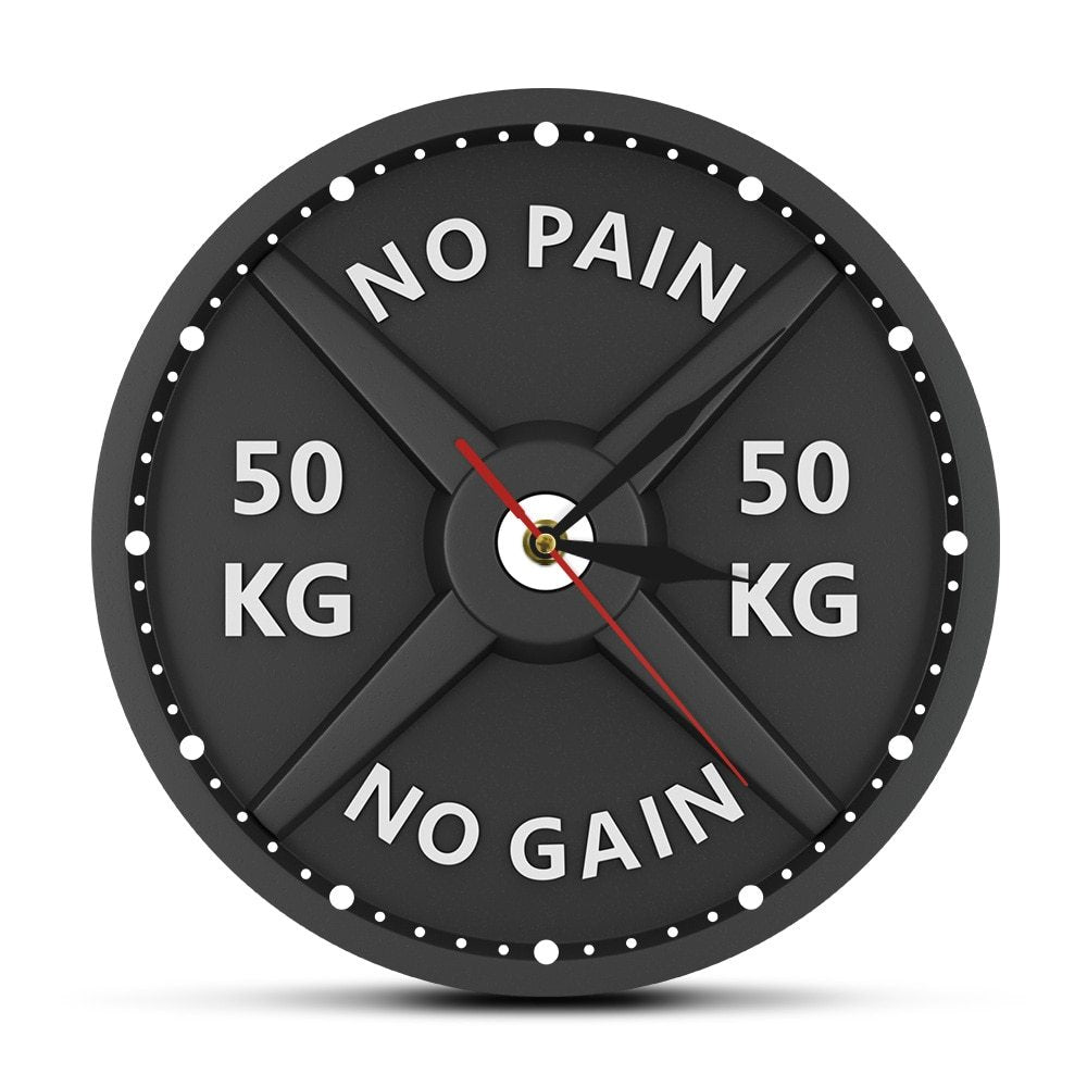 Premium Zarael fitness bodybuilding acrylic wall clock