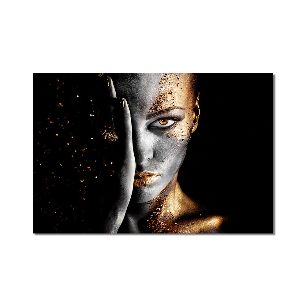 Graffiti Art Abstract Girl Canvas Painting