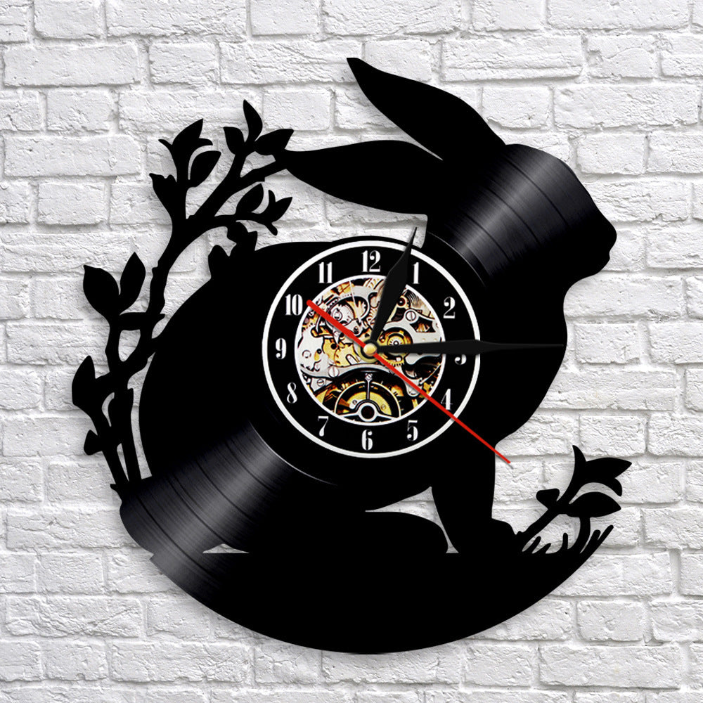 Wall Clock Art LED Night Light Wall Clock for Home & Office Decoration