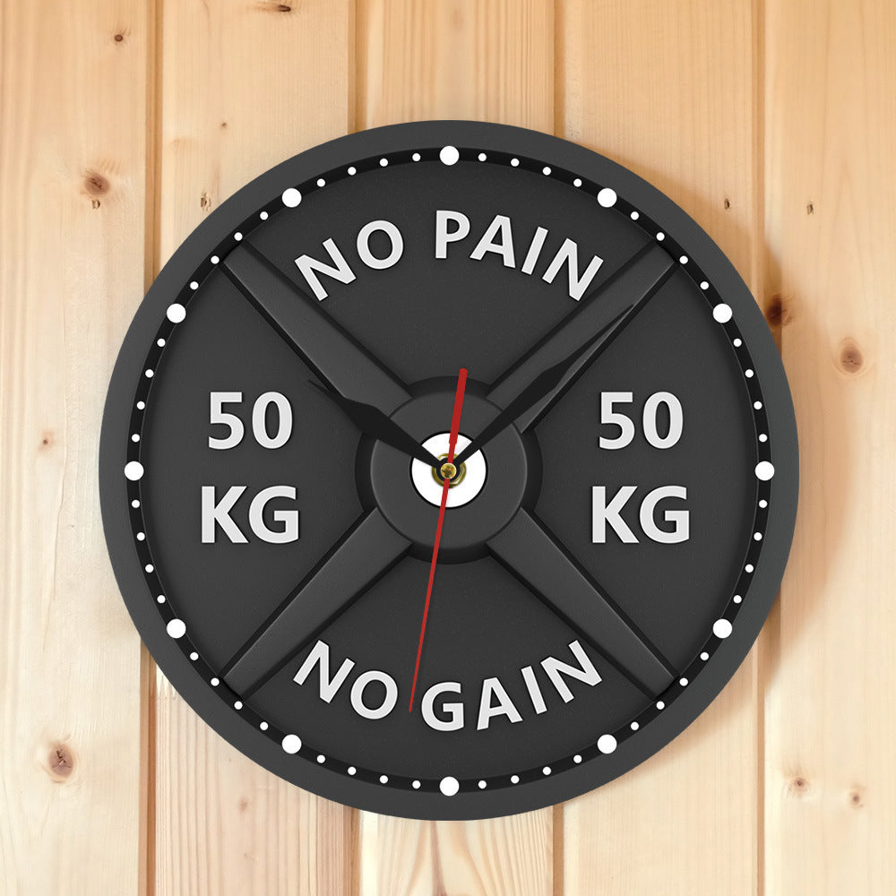 Premium Zarael fitness bodybuilding acrylic wall clock