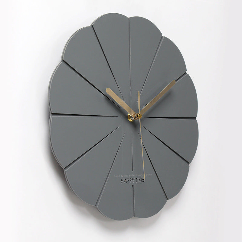 Creative Acrylic Dumbbell Wall Clock Silent Battery Operated Gym-Inspired Design