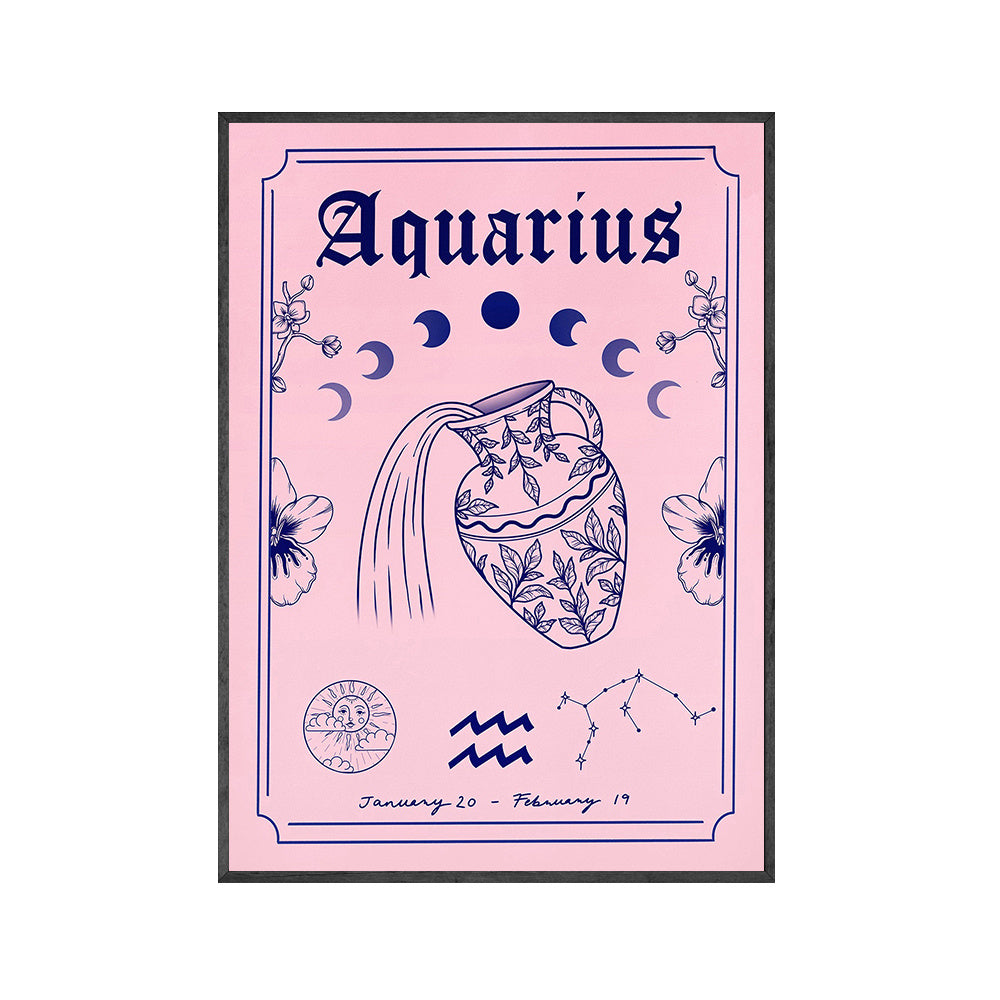 Constellation Canvas Wall Art Modern Frameless Poster Print