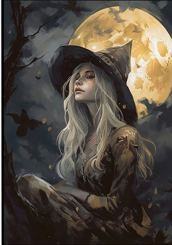 Dark Academy Art Wall Poster Victoria Crow Canvas