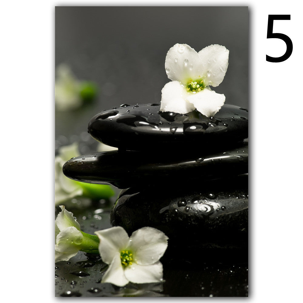 Spa Orchid Canvas Wall Art Elegant Print Poster
