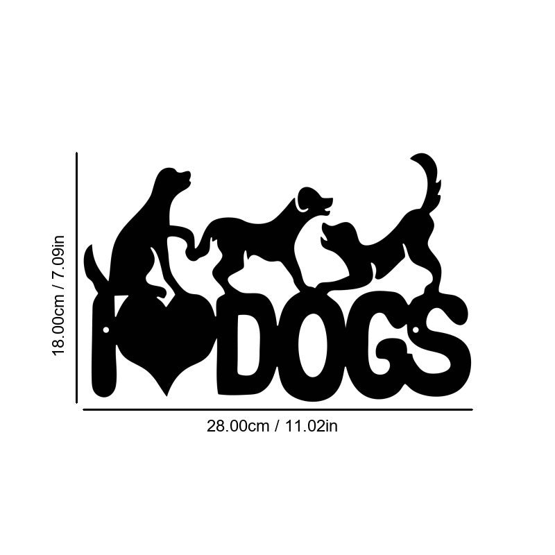 Abstract Animal Style Iron Wall Hanging European-Style Indoor Wall Decoration