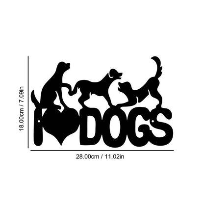 Abstract Animal Style Iron Wall Hanging European-Style Indoor Wall Decoration