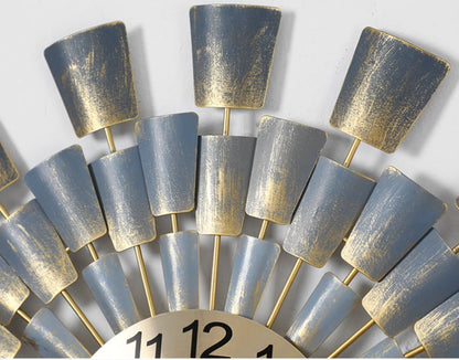Art Clock Metal Atmosphere Wall Watch Creativity