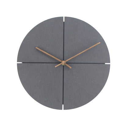 Jelock Wooden Quartz Wall Clock Modern Home Decor for Living Room