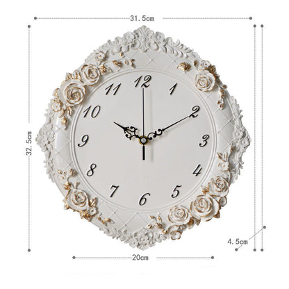 Modern Round Bedroom Classroom Office Quartz Clock Watch