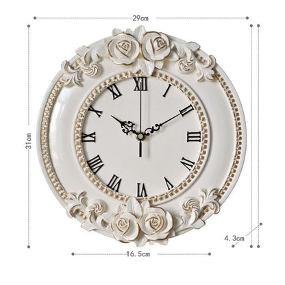 Modern Round Bedroom Classroom Office Quartz Clock Watch
