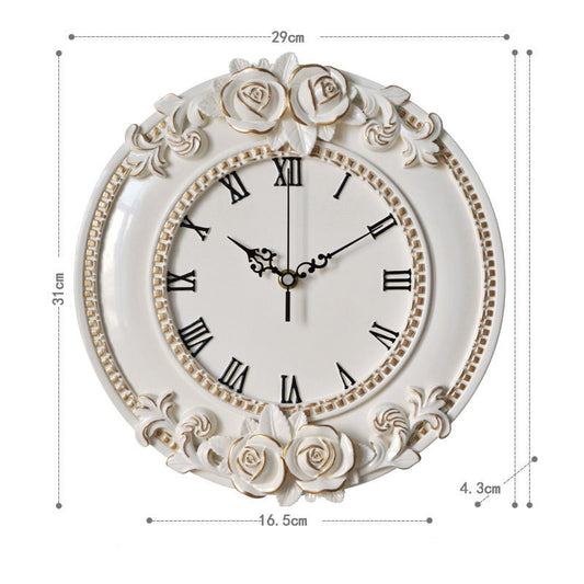 Modern Round Bedroom Classroom Office Quartz Clock Watch