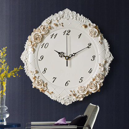 Modern Round Bedroom Classroom Office Quartz Clock Watch