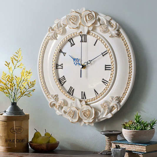Modern Round Bedroom Classroom Office Quartz Clock Watch