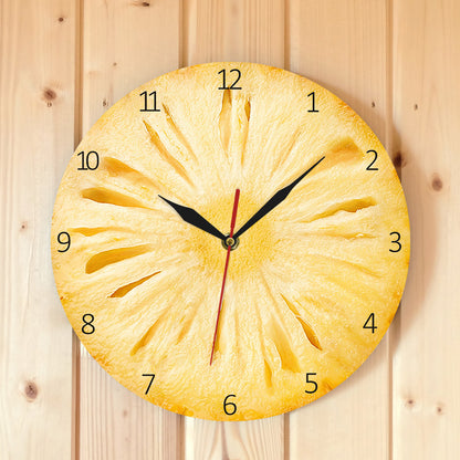 Fruit Series Wall Decoration Wall Clock Pineapple Slice Acrylic Wall Clock