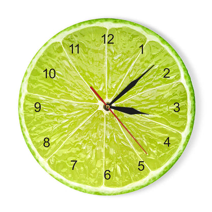 Fruit Series Wall Decoration Wall Clock Pineapple Slice Acrylic Wall Clock