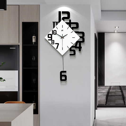 Fashion Wall Clock Wooden Creative Decorative Wall Watch
