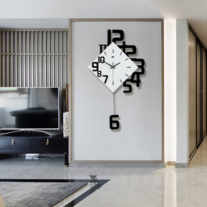 Fashion Wall Clock Wooden Creative Decorative Wall Watch