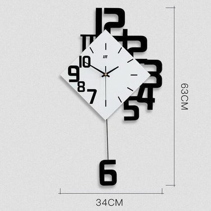 Fashion Wall Clock Wooden Creative Decorative Wall Watch