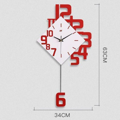 Fashion Wall Clock Wooden Creative Decorative Wall Watch