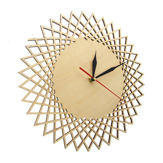 Modern Geometric Abstract Wall Clock12 Inch Nordic Style