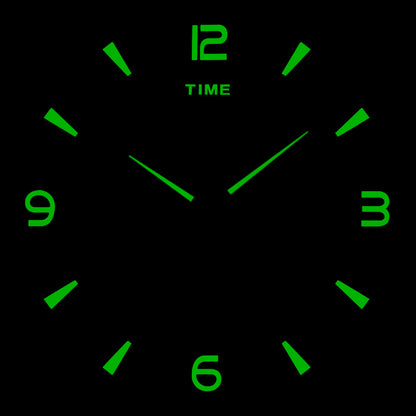 Mute decorative wall watch shape wall hanging