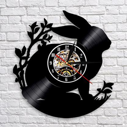 Wall Clock Art  LED Night Light Wall Clock for Home & Office Decoration