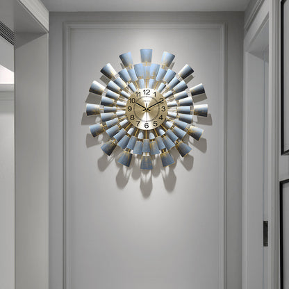 Art Clock Metal Atmosphere Wall Watch Creativity