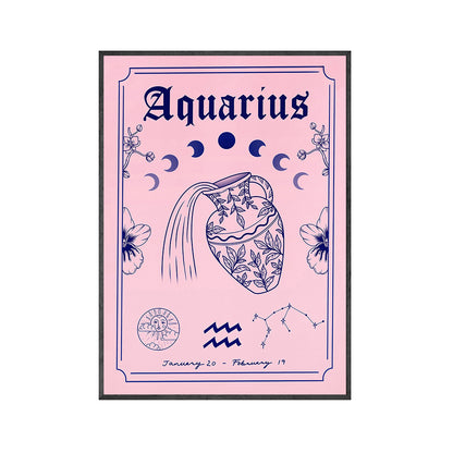 Constellation Canvas Wall Art Modern Frameless Poster Print