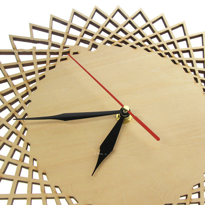 Modern Geometric Abstract Wall Clock12 Inch Nordic Style