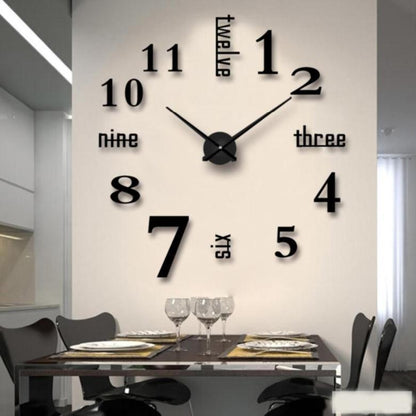 Mute decorative wall watch shape wall hanging