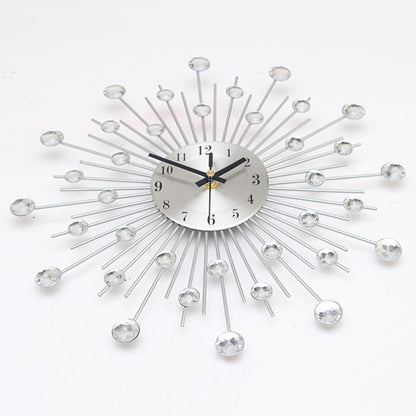 Italian Iron Art Metal Clock Wall Clock Living Room Home Furnishing