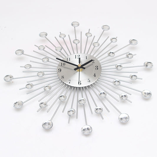 Italian Iron Art Metal Clock Wall Clock Living Room Home Furnishing
