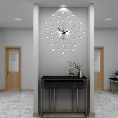 Italian Iron Art Metal Clock Wall Clock Living Room Home Furnishing