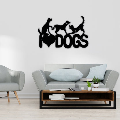 Abstract Animal Style Iron Wall Hanging European-Style Indoor Wall Decoration