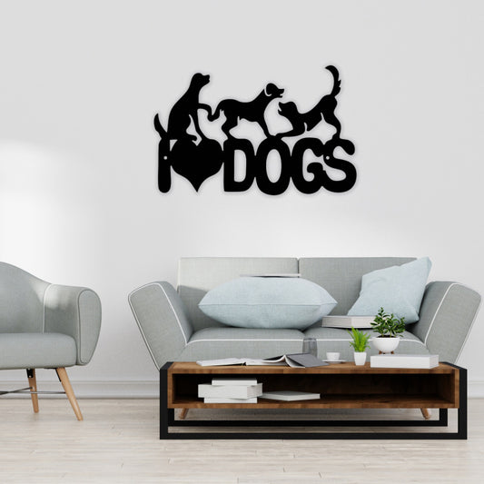 Abstract Animal Style Iron Wall Hanging European-Style Indoor Wall Decoration